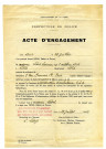 Acte d'engagement