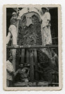 [Fabrication de la statue en plâtre du monument américain : le piédestal]. - Paris, 1926. - 1 tirage photographique noir