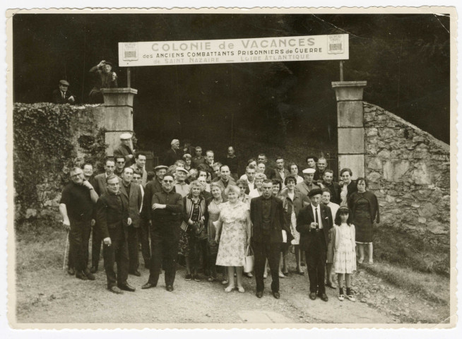 Colonie de vacances de Barbazan en Haute Garonne (colonie des Anciens Combattants Prisonniers de Guerre de Saint-Nazaire).