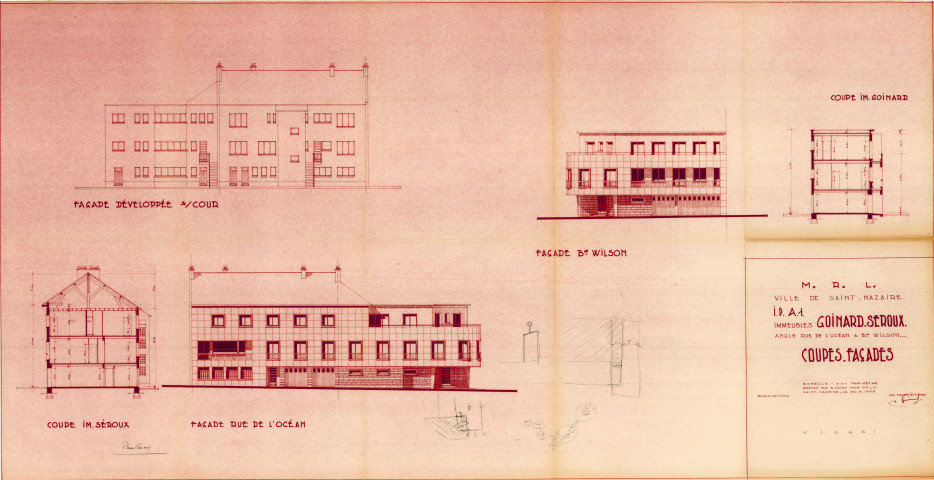 Plans de 1955 / Jauny R. (architecte)