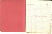 Cahier d'écolier : extrait