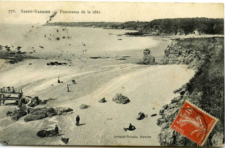 Saint-Nazaire. - Panorama de la côte (N°778)