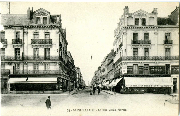 Saint-Nazaire. - La Rue Villès-Martin (N°34)