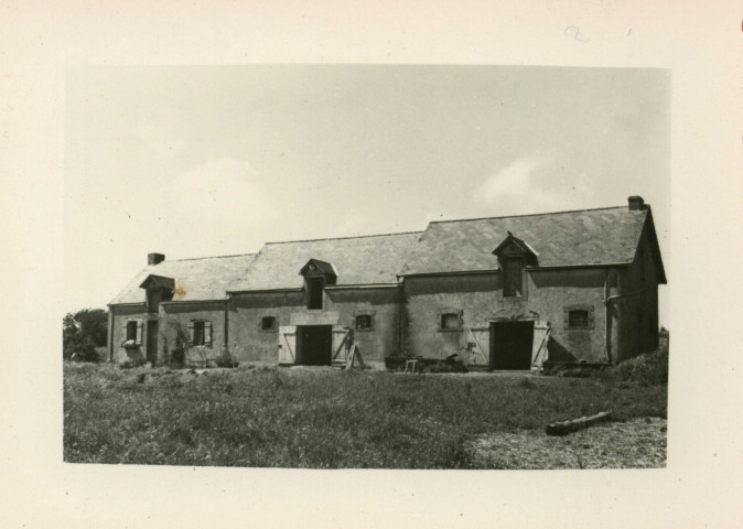 Bâtiment n°11 façade sud.- [Saint-Nazaire], [vers 1950].