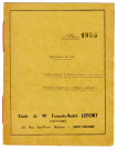 4 rue Aristide-Briand. - Maison d'habitation et magasin, étude de résiliation de bail entre M. et Mme. Zollet et Madame Marguerite Bruhier-Lanchard : acte notarié, deux garanties de dépôt.