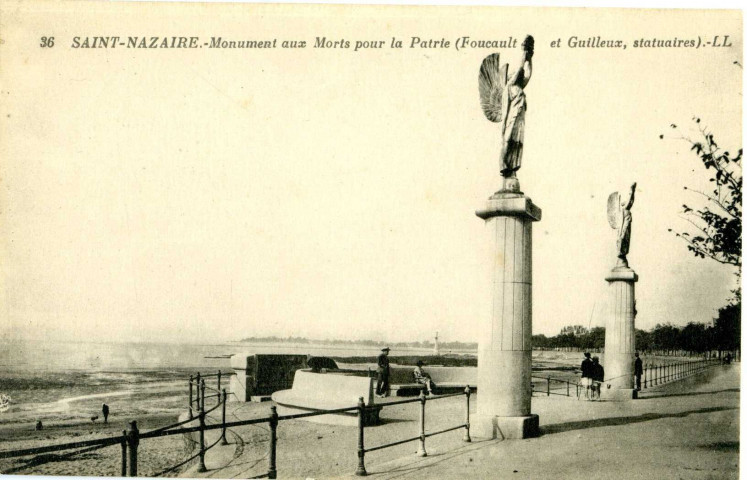 Saint-Nazaire. - Monument aux Morts pour la Patrie (Foucault et Guilleux, statuaires) (N°36)