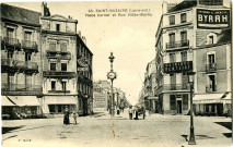 Saint-Nazaire. - Place Carnot et Rue Villès-Martin (N°45)