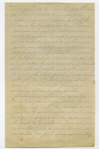 Correspondance du soldat Donatien Delmas du 17 août 1915 au 7 avril 1916 adressée à sa femme et sa famille.