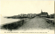 Saint-Nazaire. - Ancien Saint-Nazaire - La Pointe du Vieux St-Nazaire, pris de la Jetée (Vers 1880) (N°306)