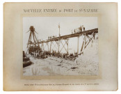 Nouvelle Entrée du Port de St-Nazaire.- Etat des fondations de la jetée Ouest à la date du 7 avril 1898 / A. Guéranne.- Saint-Nazaire, 1898.