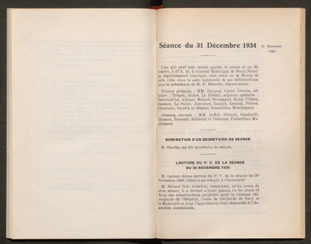 Séance du 31 décembre 1934 - pages 469-519