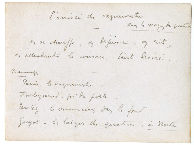 Vue de l'intérieur du wagon restaurant