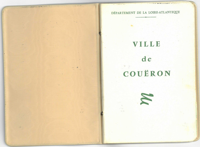 Livret de famille de Bertha Georges