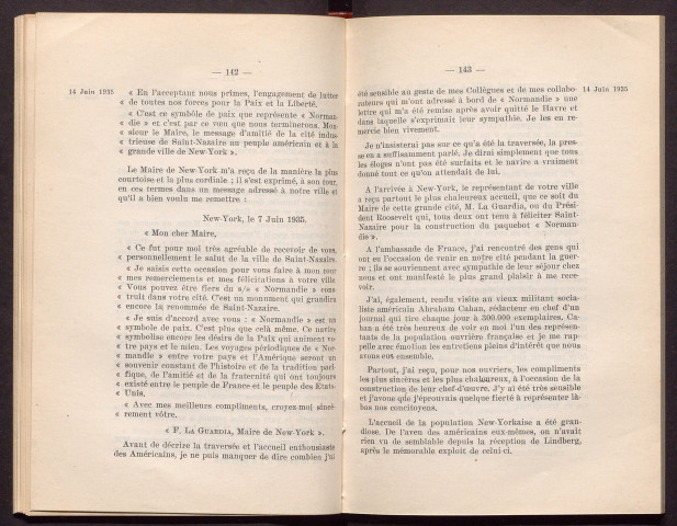séance du Conseil Municipal du 14 juin 1935 - pages 139-239
