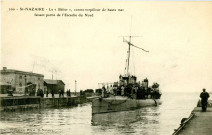 Saint-Nazaire. - Le "Bélier", contre-torpilleur de haute mer faisant partie de l'Escadre du Nord (N°200)