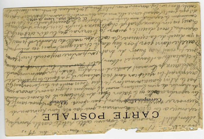 MONTRY (S.-et-M.) - Le château - Le Salon Bleu.