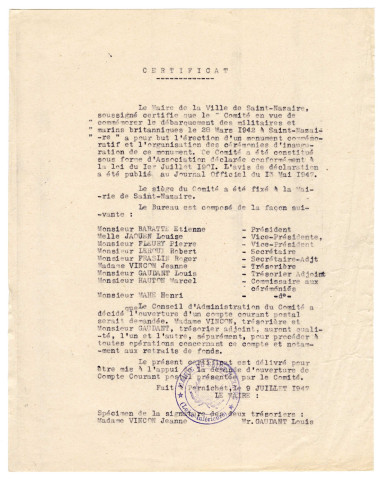 Commémoration de l'Opération Chariot par un Commando britannique