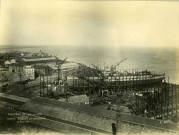Cuirassé Diderot en construction au chantier de Penhoët / Chambre de Commerce de Saint-Nazaire.- [Saint-Nazaire], 1909.