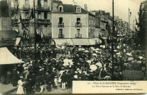 Saint-Nazaire. - Fêtes de St-Nazaire (Septembre 1907) - La Place Carnot et la Rue de Nantes (N°02)