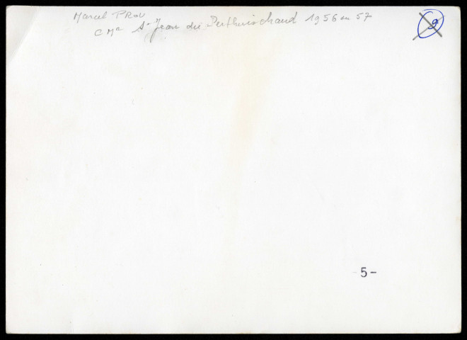 Classe de CM2 dirigée par Marcel Prou : photographie n° 5 