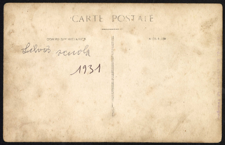 École privée Saint-Joseph à Méan, classe de garçons : photographie.