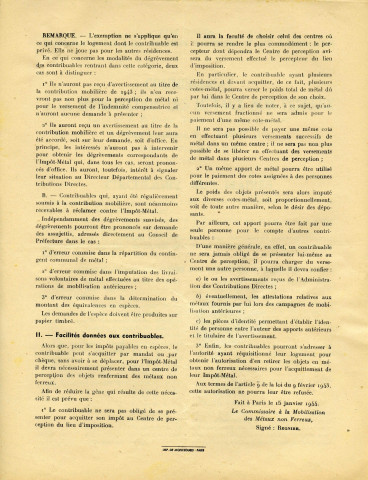 Circulaire concernant la mobilisation des métaux non ferreux.