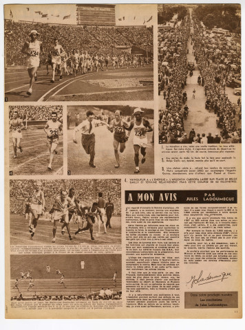 Revue Miroir Sprint du lundi 9 août 1948