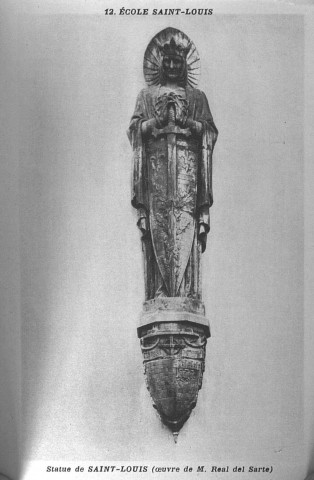 N°12 - Statue de Saint-Louis (œuvre de M. Real Del Sarte)