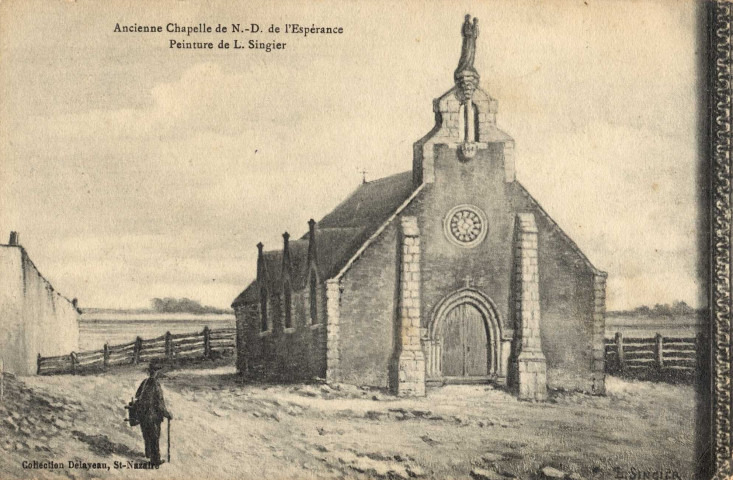 Ancienne Chapelle de N.-D. de l'Espérance. Peinture de L. Singier / Delaveau