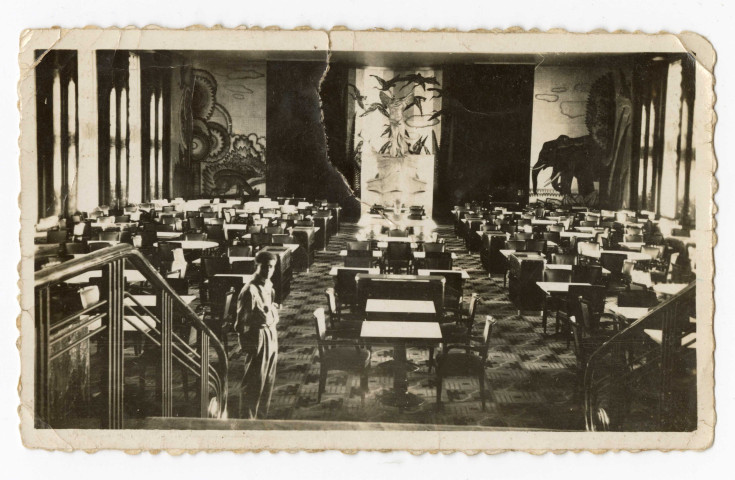 Paquebot "L'Atlantique" : salle à manger