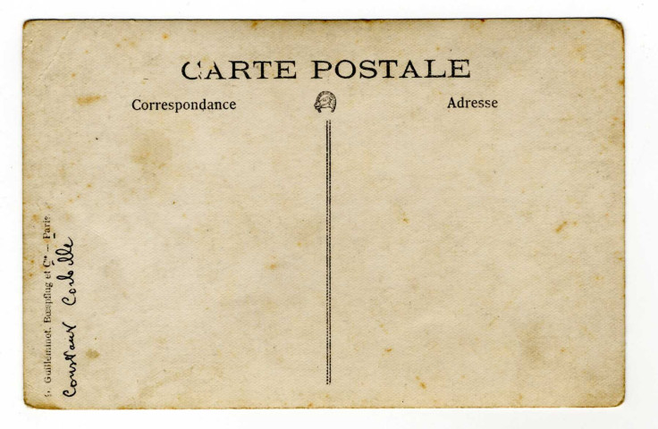 Portrait en pied du soldat Constant Corbillé. - Aumale, 14 décembre 1916