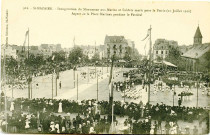 Saint-Nazaire. - Inauguration du Monument aux Marins et Soldats morts pour la Patrie (10 Juillet 1910) - Aspect de la Place Marceau pendant le Festival (N°922)