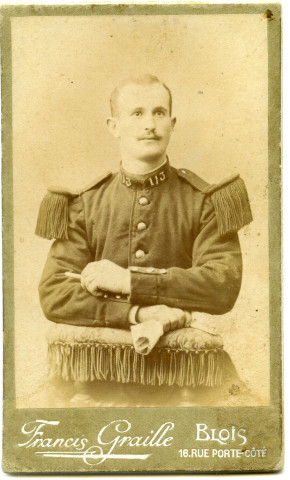 Portrait du soldat Désiré Barreau / Francis Grailles. - [s.l.], [vers 1914-1918]