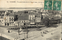 St-Nazaire. - Vue panoramique prise de la Place du Bassin - Au fond, la Pointe de Ville-ès-Martin (N°851) / Delaveau
