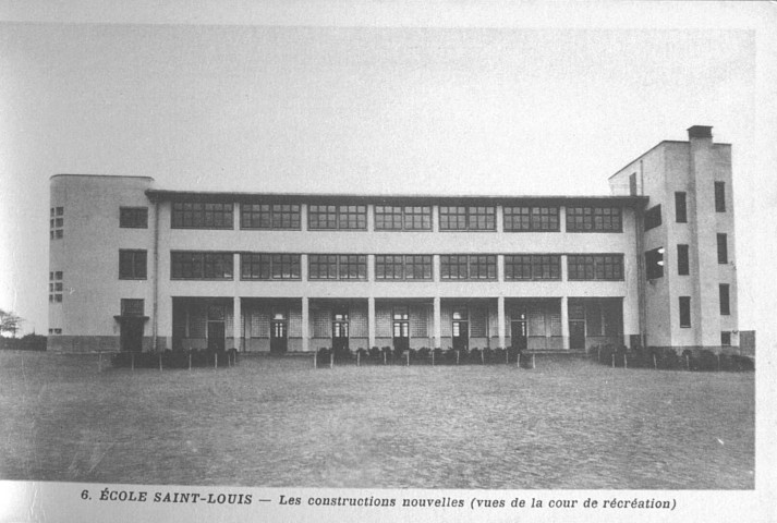 N°6- Les nouvelles constructions, vues de la cour de récréation