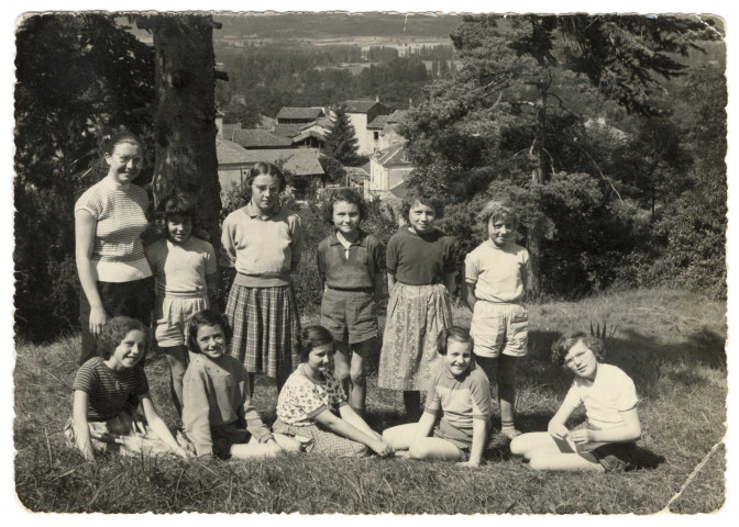 Colonie de vacances de Barbazan en Haute Garonne (colonie des Anciens Combattants Prisonniers de Guerre de Saint-Nazaire).