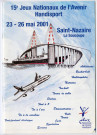 15e Jeux Nationaux de l'Avenir Handisport. Saint-Nazaire 23-26 mai 2001