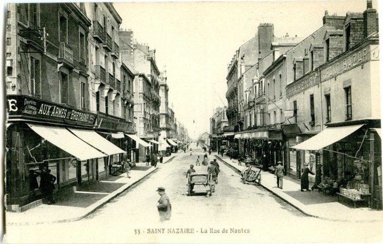 Saint-Nazaire. - La Rue de Nantes (N°33)