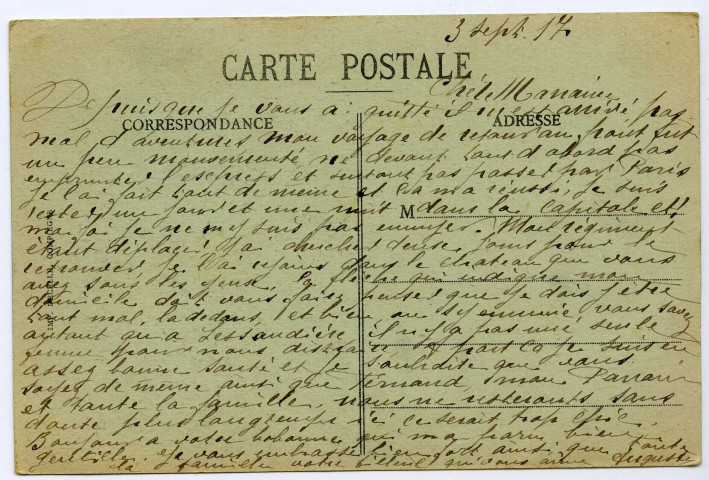 Environs de COMPIEGNE : Château de Glaignes.