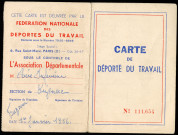 Seconde Guerre mondiale, déporté du travail : une carte au nom de Victor Mahé