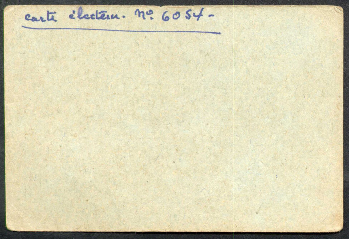 Centre d'Entr'aide des prisonniers rapatriés de Saint-Etienne-de-Montluc : carte de membre actif.