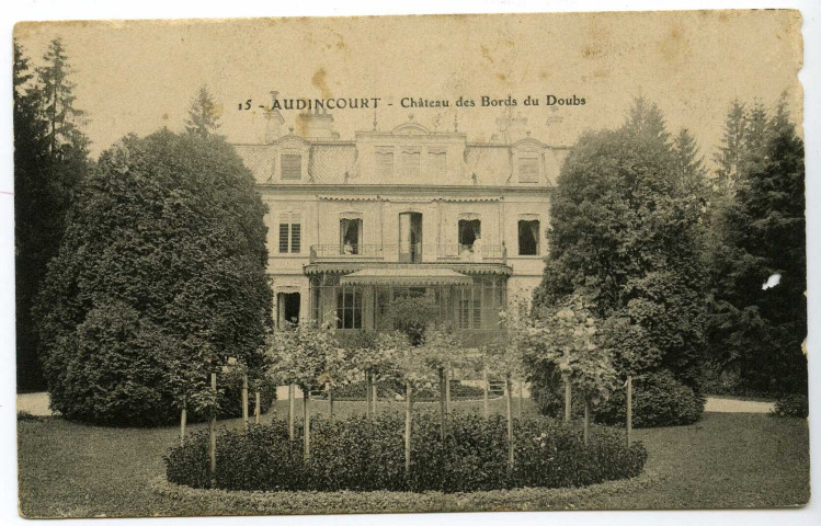 AUDINCOURT château des bords du Doubs (N°15)