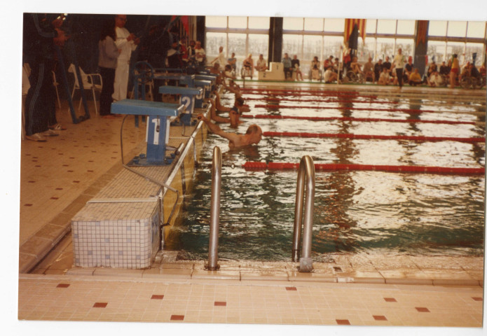 Championnat de France d'hiver de natation handisport à Perpignan (25-26 février 1984)