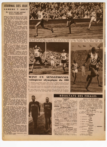 Revue Miroir Sprint du lundi 9 août 1948