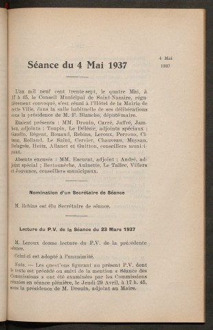Séance du 4 mai 1937 - pages 117-169