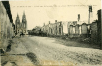 Guerre de 1914 - Ce qui reste de la petite Ville de Lépine (Marne) après le passage des Barbares (N°98).
