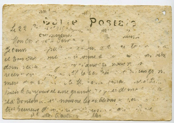 Guerre de 1914.- Comment les allemands ont laissé la cuisine du château d'Acy (Oise). House the Germans alft the kitchen (N°235)