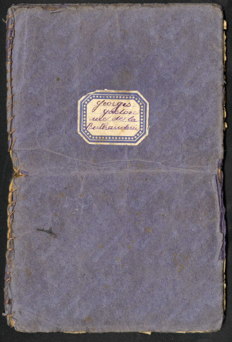 Livret de famille de Gaston Georges