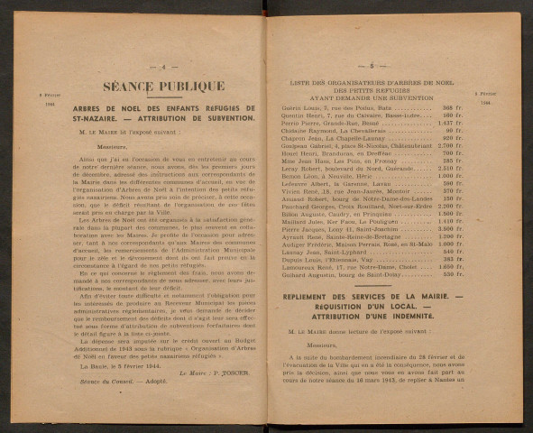 Séance du 9 février 1944 - pages 1-77