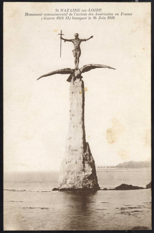 Guerre 1939-1945. - Correspondance de Georges Bodin adressée à son cousin René Briand sur la destruction du monument américain et sur les bombardements sur Donges et le Croisic (26 décembre 1941)